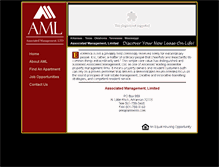 Tablet Screenshot of amlapartments.com